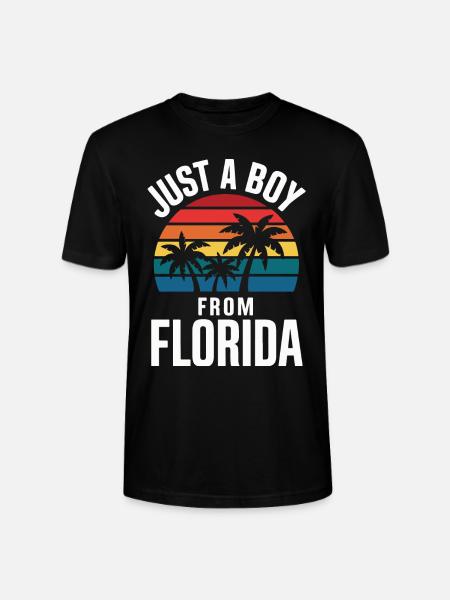 Florida USA America Seed - Stanley/Stella CRAFTER Unisex Organic T-Shirt - black
