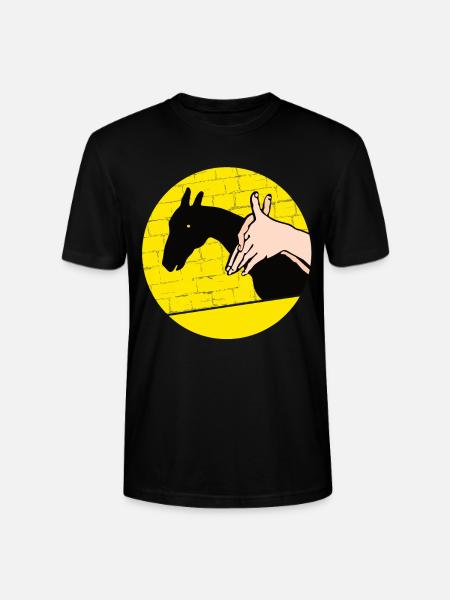 Handschattenpuppenspiel Puppen - Stanley/Stella Unisex Bio-T-Shirt CRAFTER - Schwarz