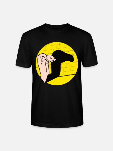 Handschattenpuppenspiel Puppen - Stanley/Stella Unisex Bio-T-Shirt CRAFTER - Schwarz