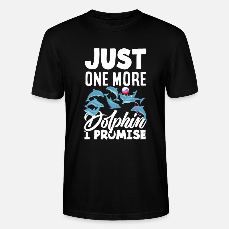 Nur Noch Ein Delfin Versprochen - Stanley/Stella Unisex Bio-T-Shirt CRAFTER - Schwarz