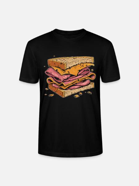Sandwich Sandwich Snack Célébration - T-shirt bio CRAFTER Stanley Stella Unisexe - noir