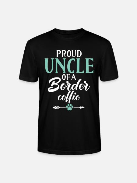 Cadeaux Border Collie - T-shirt bio CRAFTER Stanley Stella Unisexe - noir