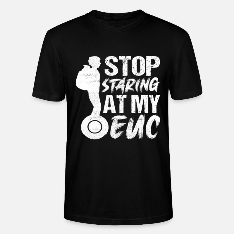 EUC Monoroue - T-shirt bio CRAFTER Stanley Stella Unisexe - noir