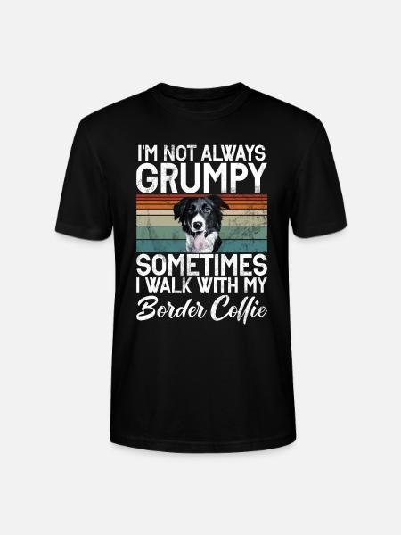 Cadeaux Border Collie - T-shirt bio CRAFTER Stanley Stella Unisexe - noir