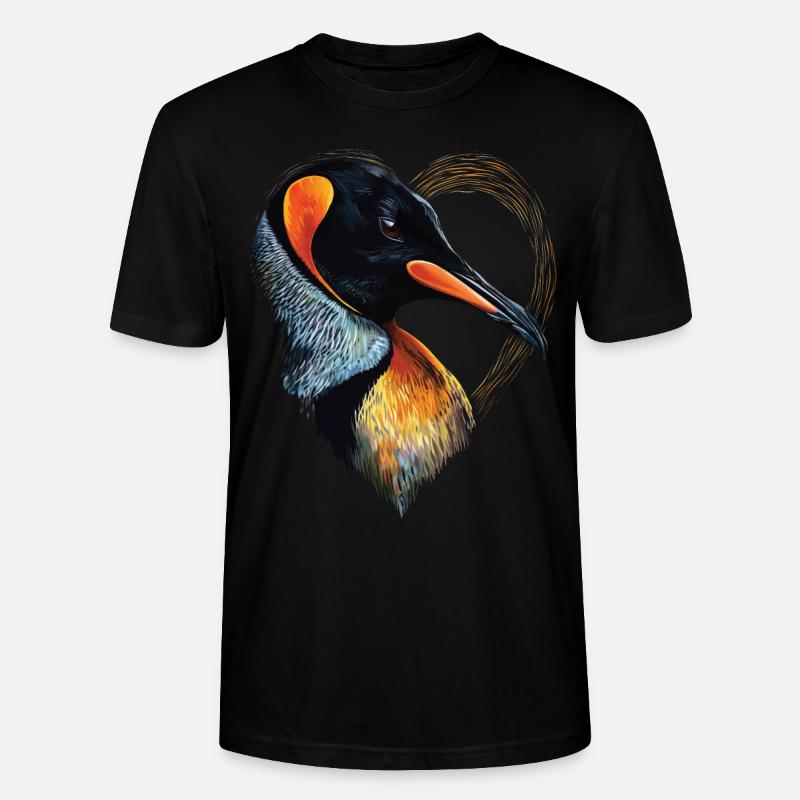 Pinguin - Stanley/Stella Unisex Bio-T-Shirt CRAFTER - Schwarz