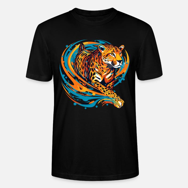 guépard guépard - T-shirt bio CRAFTER Stanley Stella Unisexe - noir