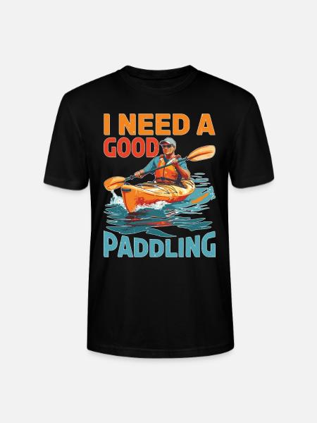 I Need A Good Paddling - Stanley/Stella Unisex Bio-T-Shirt CRAFTER - Schwarz