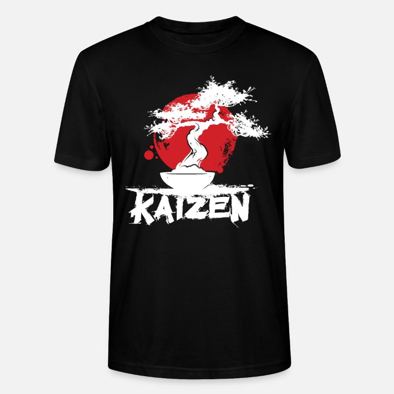 Hiragana Katakana Kaizen-methode Kaizen - T-shirt bio CRAFTER Stanley Stella Unisexe - noir