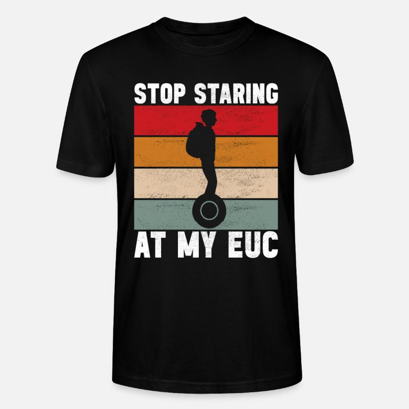 EUC Monoroue - T-shirt bio CRAFTER Stanley Stella Unisexe - noir