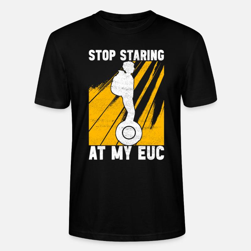 EUC Monoroue - T-shirt bio CRAFTER Stanley Stella Unisexe - noir