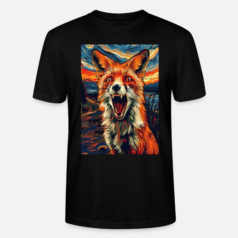 Fuchs - Stanley/Stella Unisex Bio-T-Shirt CRAFTER - Schwarz