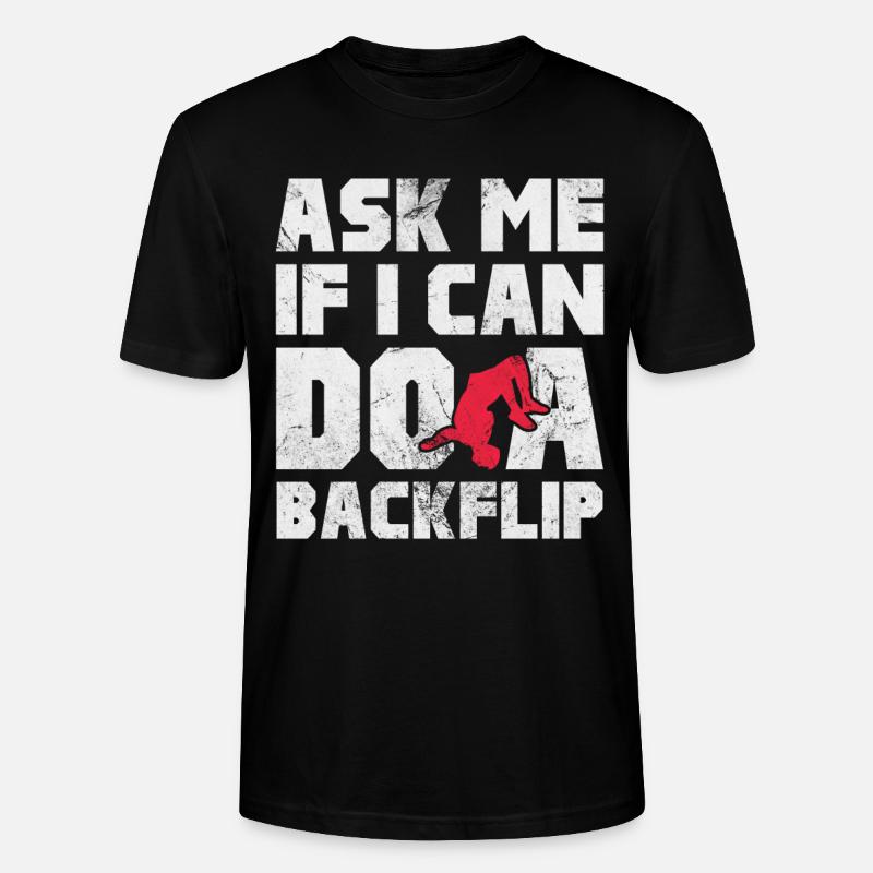 Backflip - Stanley/Stella Unisex Bio-T-Shirt CRAFTER - Schwarz