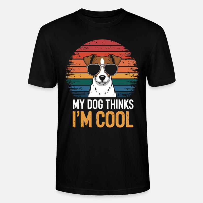 Propriétaire d’un Jack Russell Terrier - T-shirt bio CRAFTER Stanley Stella Unisexe - noir