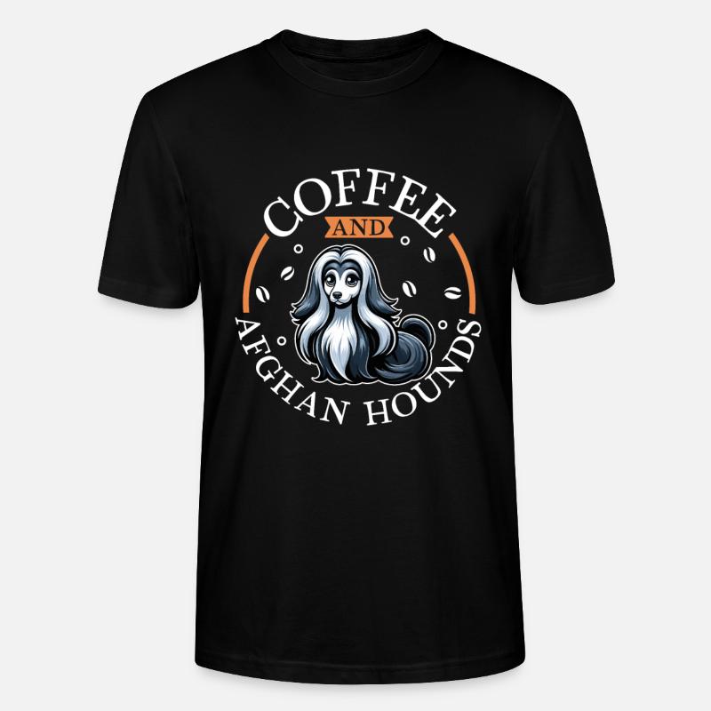 Café et café - T-shirt bio CRAFTER Stanley Stella Unisexe - noir