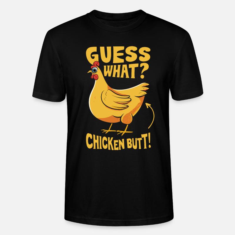 Devinez quel mégot de poulet - T-shirt bio CRAFTER Stanley Stella Unisexe - noir