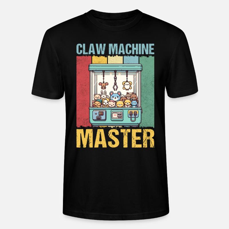 Claw Machine Master - Stanley/Stella CRAFTER Unisex Organic T-Shirt - black