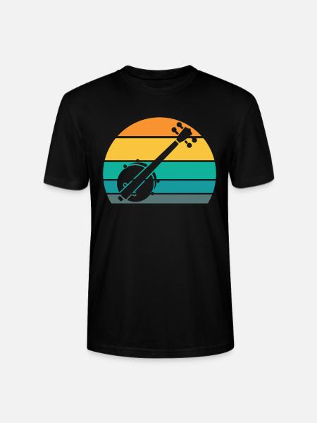 Banjo - Stanley/Stella CRAFTER Unisex Organic T-Shirt - black