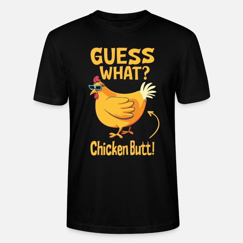 Devinez quel mégot de poulet - T-shirt bio CRAFTER Stanley Stella Unisexe - noir