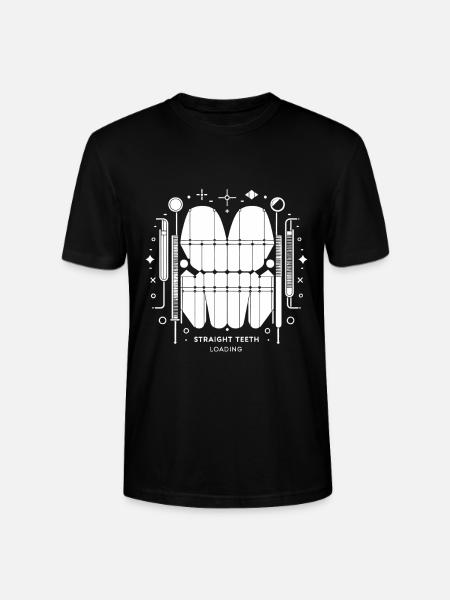 Straight Teeth Loading 5 --tee-- - Stanley/Stella Unisex Bio-T-Shirt CRAFTER - Schwarz