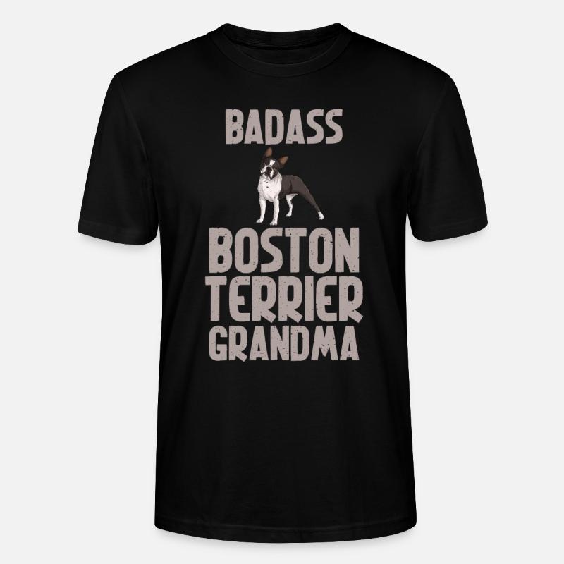 Cadeaux Boston Terrier - T-shirt bio CRAFTER Stanley Stella Unisexe - noir