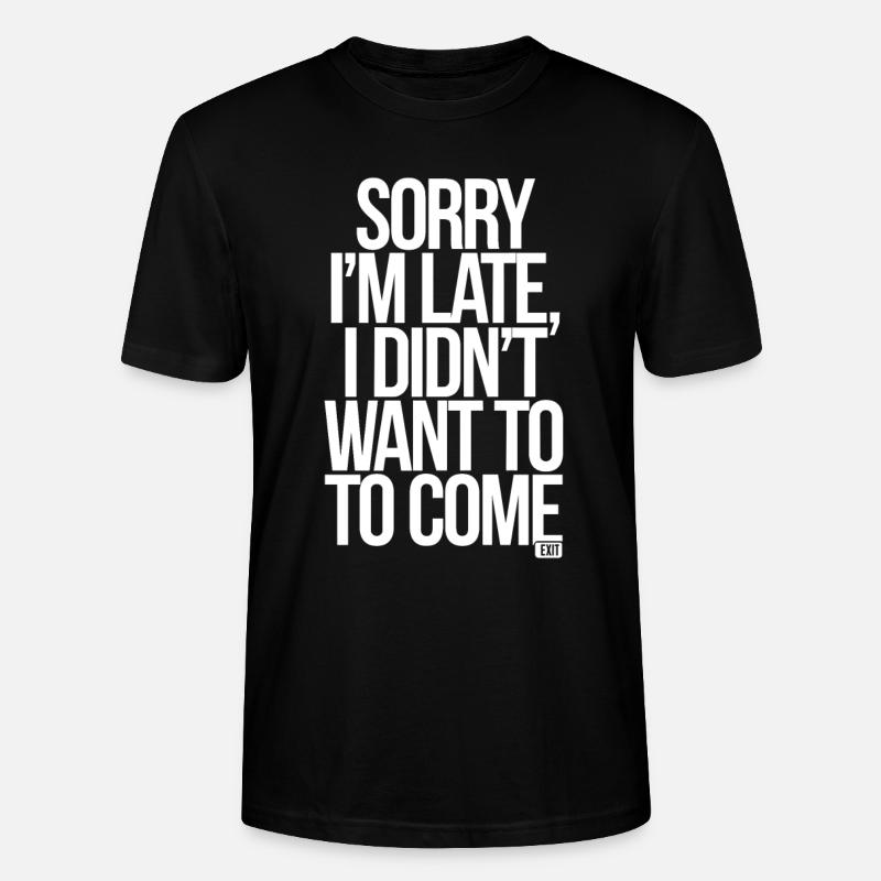Introversion Style alternatif Émotionnel - T-shirt bio CRAFTER Stanley Stella Unisexe - noir