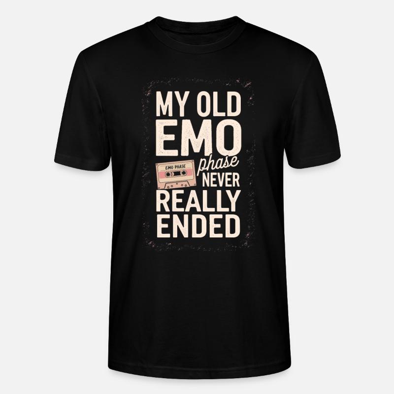 Introversion Alternative Style Emotional - Stanley/Stella CRAFTER Unisex Organic T-Shirt - black