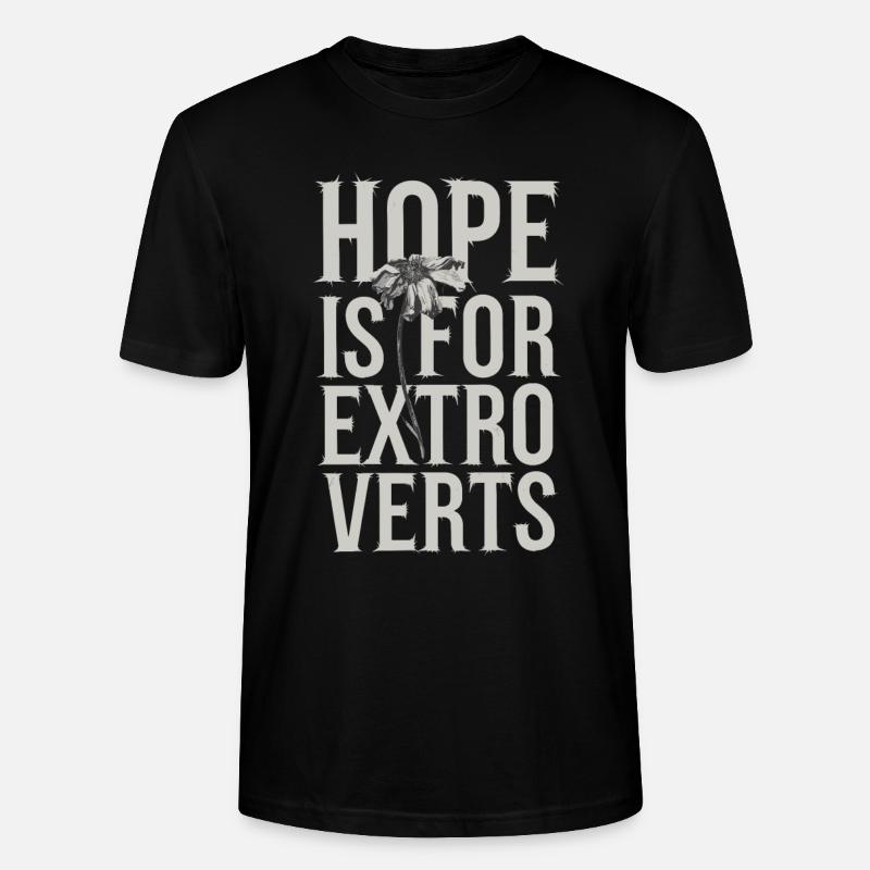 Introversion Alternative Style Emotional - Stanley/Stella Unisex Bio-T-Shirt CRAFTER - Schwarz