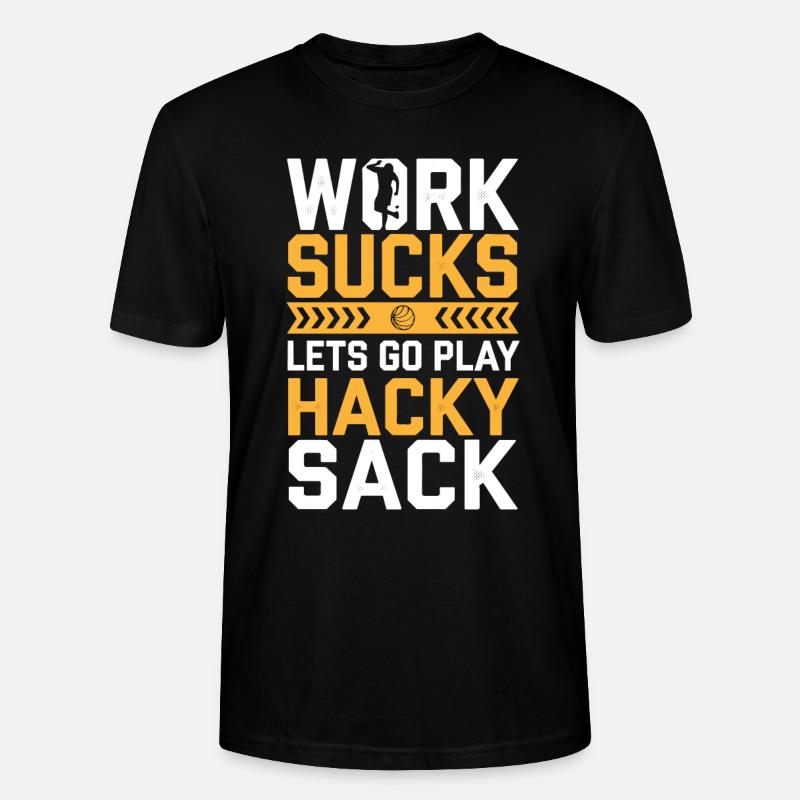 Hacky Sack - Stanley/Stella Unisex Bio-T-Shirt CRAFTER - Schwarz