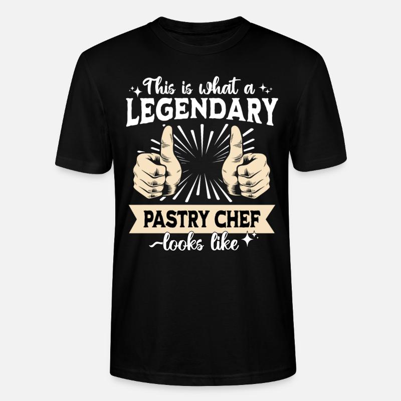 Legendärer Konditor - Stanley/Stella Unisex Bio-T-Shirt CRAFTER - Schwarz