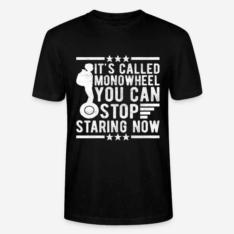 EUC Monoroue - T-shirt bio CRAFTER Stanley Stella Unisexe - noir