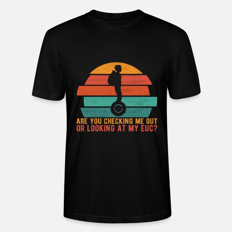 EUC Monoroue - T-shirt bio CRAFTER Stanley Stella Unisexe - noir