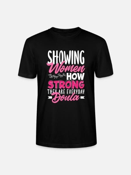 Doula Gift Doula Doulas - Stanley/Stella CRAFTER Unisex Organic T-Shirt - black
