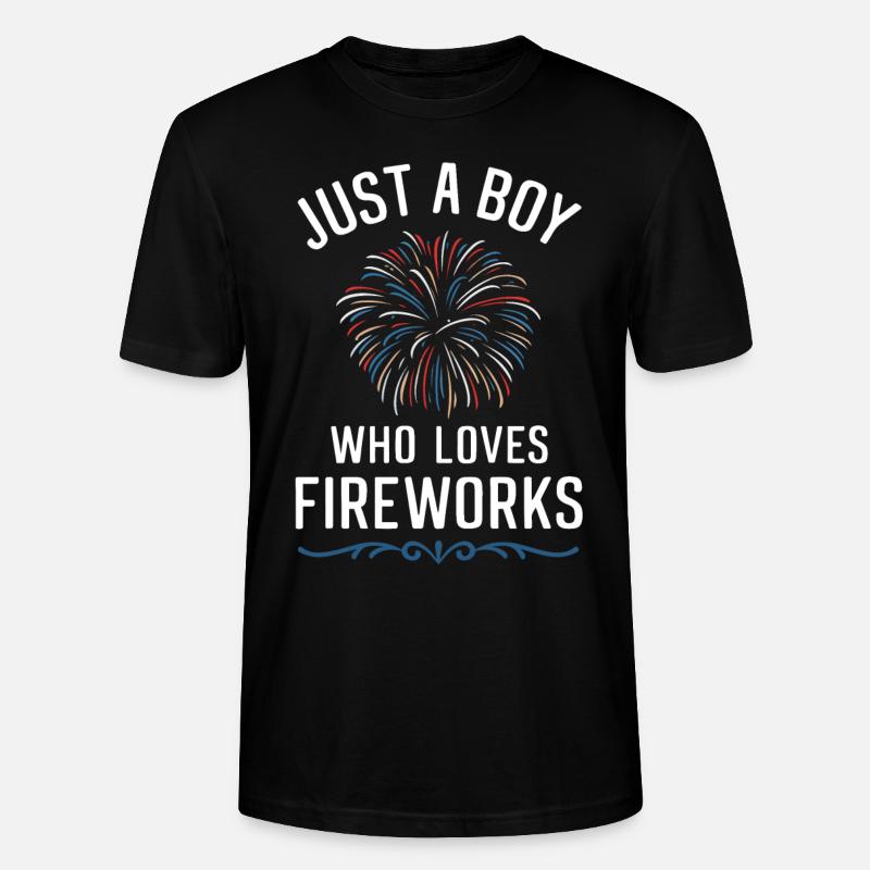 Pyrotechnie Feux d’artifice Pyrotechnie - T-shirt bio CRAFTER Stanley Stella Unisexe - noir