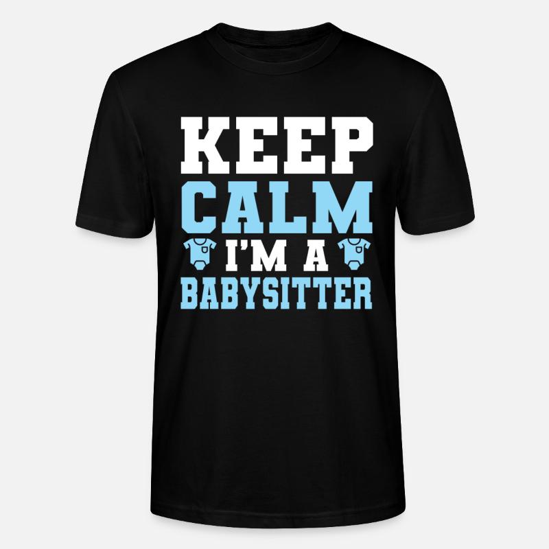 Babysitter Babysitting - Stanley/Stella Unisex Bio-T-Shirt CRAFTER - Schwarz