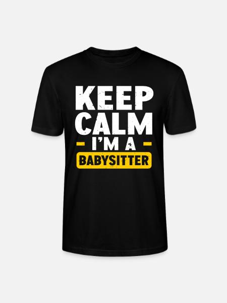Babysitter Babysitting - Stanley/Stella CRAFTER Unisex Organic T-Shirt - black
