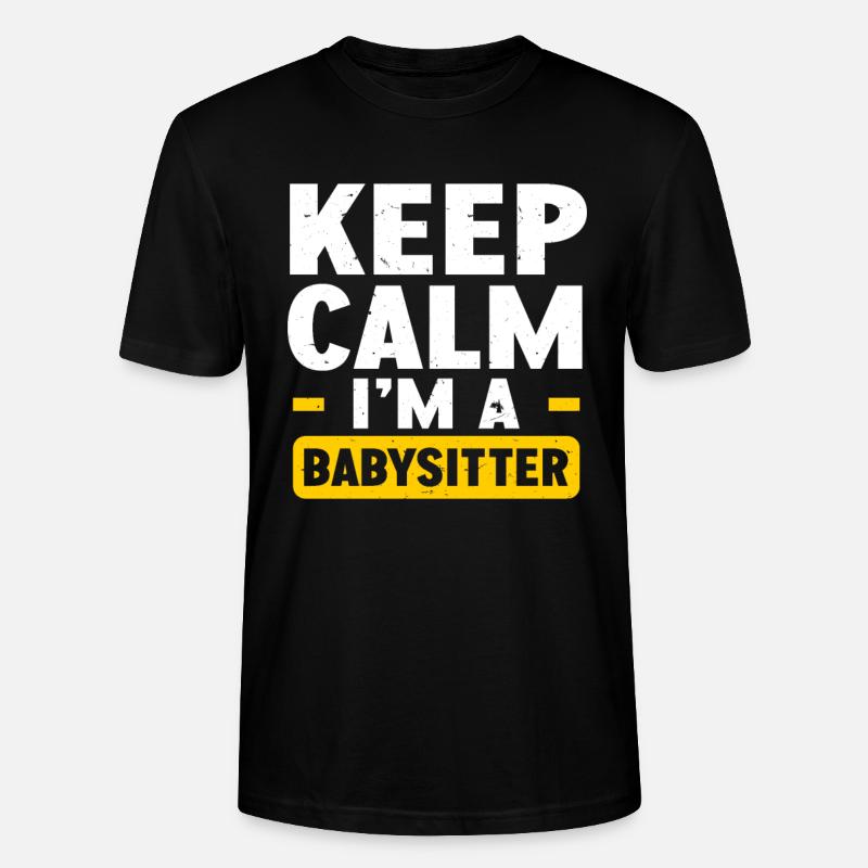 Babysitter Babysitting - Stanley/Stella Unisex Bio-T-Shirt CRAFTER - Schwarz