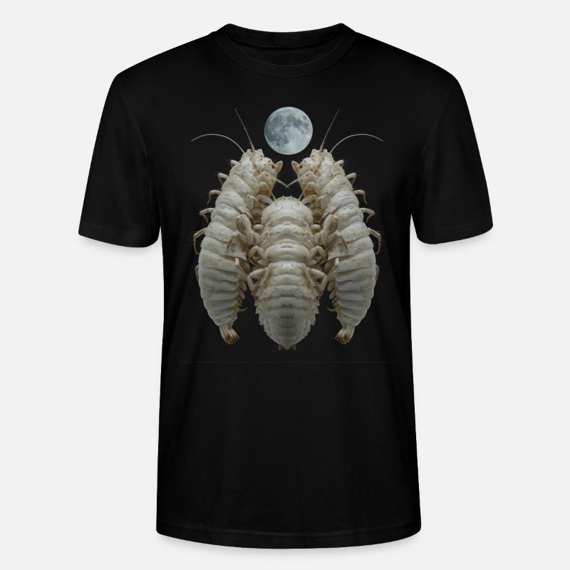 Isopodes Isopodes Lune hurlante - T-shirt bio CRAFTER Stanley Stella Unisexe - noir
