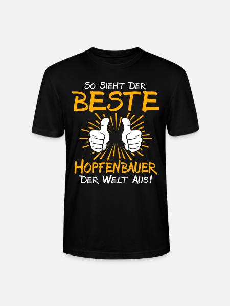 Hop farmer gift idea - Stanley/Stella CRAFTER Unisex Organic T-Shirt - black