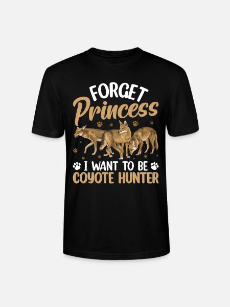 Coyote Hunting Yote - Stanley/Stella CRAFTER Unisex Organic T-Shirt - black