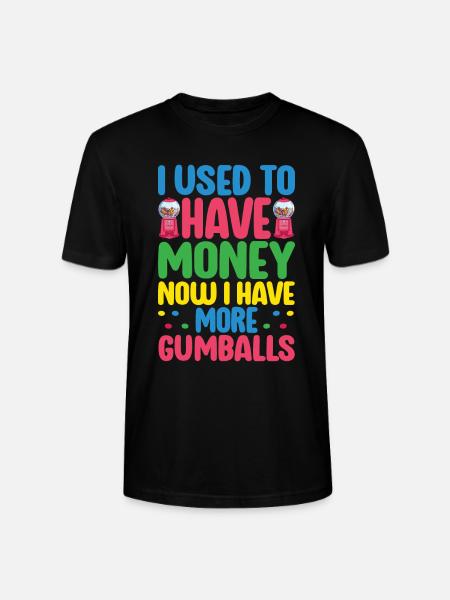 Gumball Machine Chewing Gum Machine - Stanley/Stella CRAFTER Unisex Organic T-Shirt - black