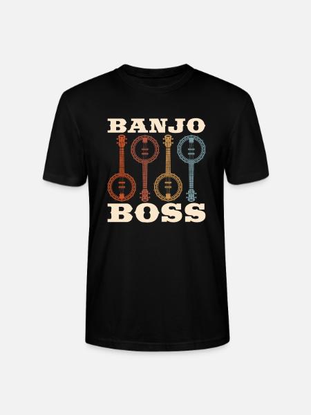 Banjo - T-shirt bio CRAFTER Stanley Stella Unisexe - noir