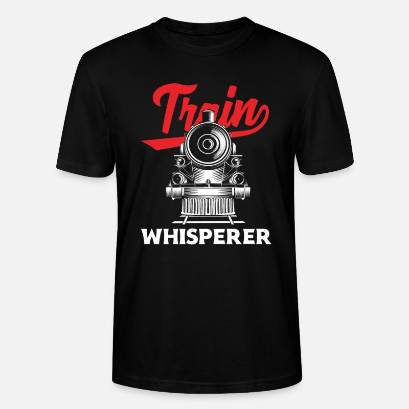 Train Whisperer - Stanley/Stella Unisex Bio-T-Shirt CRAFTER - Schwarz