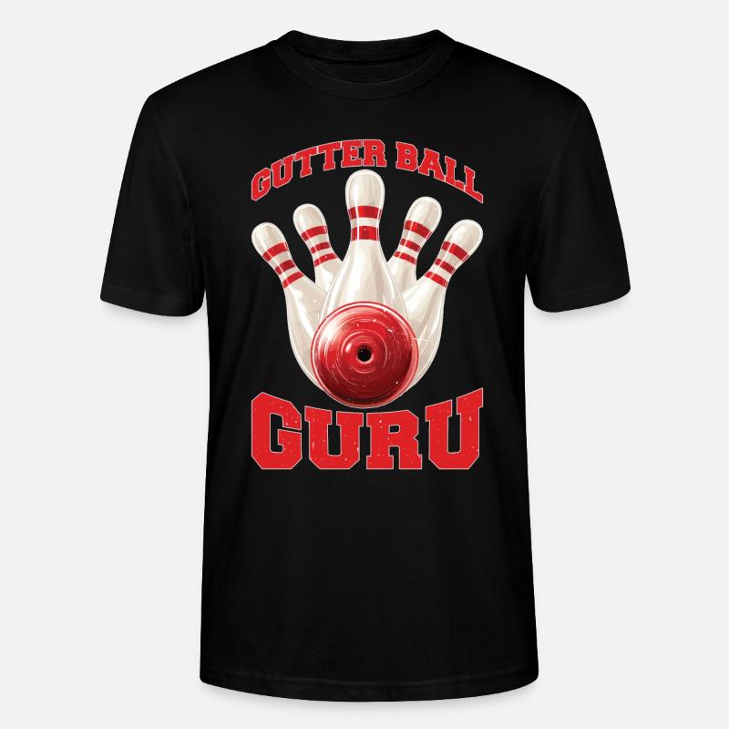 Gutter Ball Guru - Stanley/Stella Unisex Bio-T-Shirt CRAFTER - Schwarz