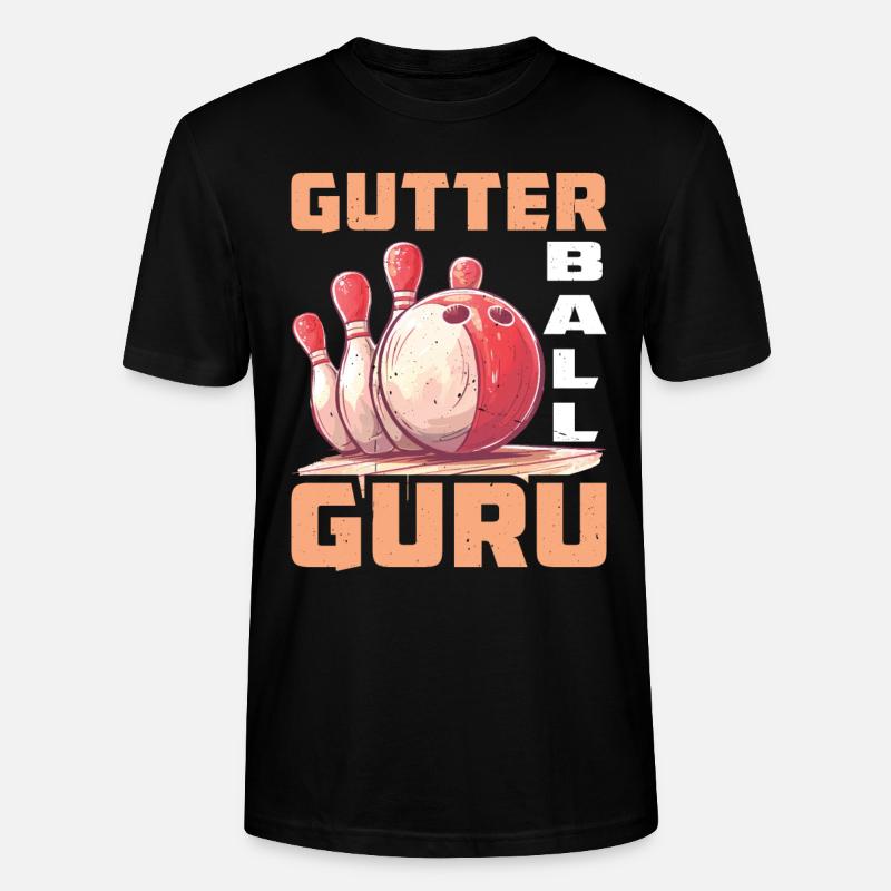 Gutter Ball Guru 2 - Stanley/Stella Unisex Bio-T-Shirt CRAFTER - Schwarz
