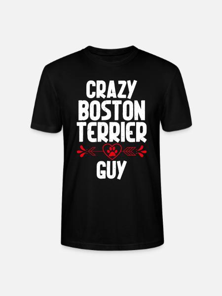 Boston Terrier Gifts - Stanley/Stella Unisex Bio-T-Shirt CRAFTER - Schwarz