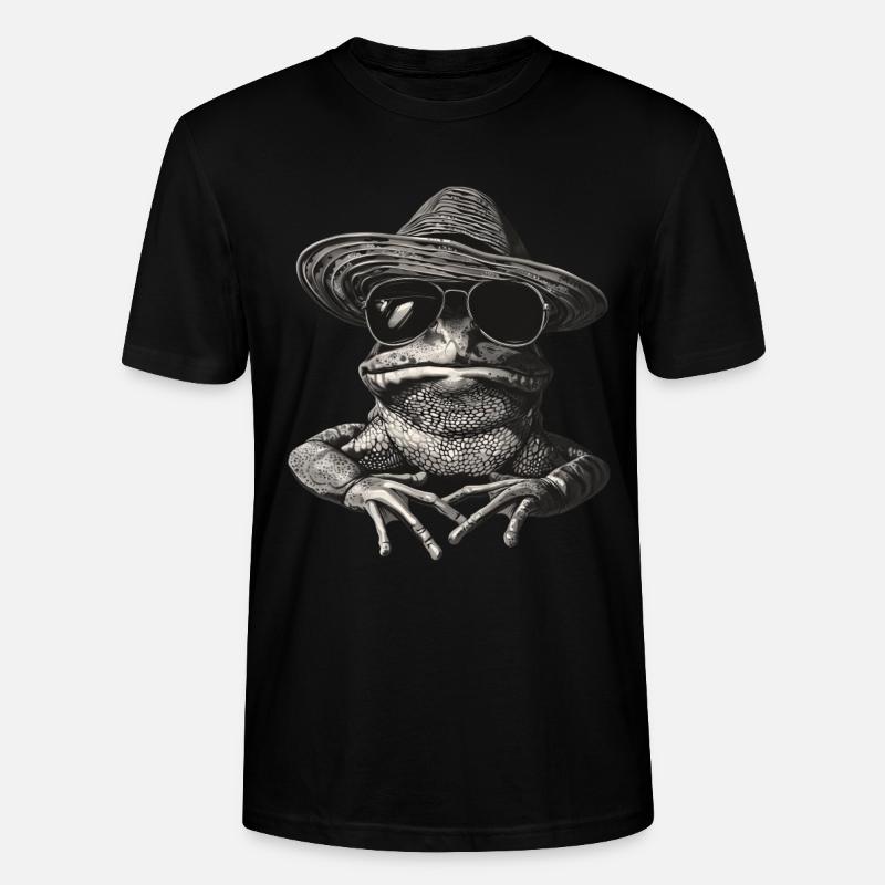 Frosch - Stanley/Stella Unisex Bio-T-Shirt CRAFTER - Schwarz