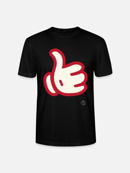 A big thumbs up - Stanley/Stella CRAFTER Unisex Organic T-Shirt - black