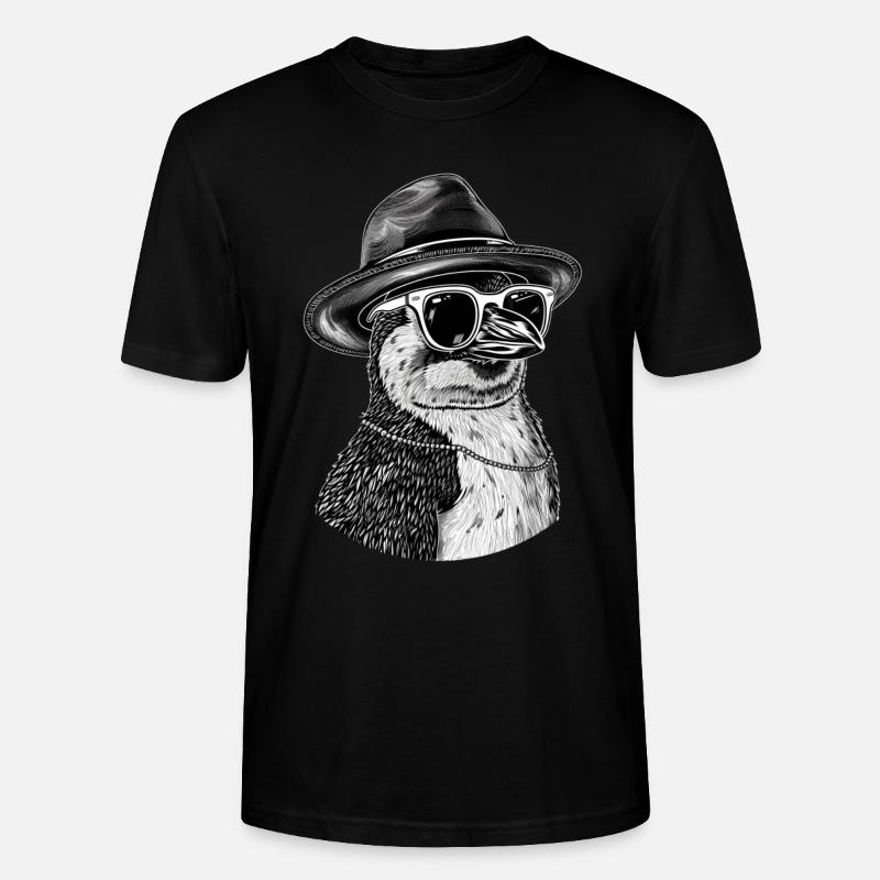Pinguin - Stanley/Stella Unisex Bio-T-Shirt CRAFTER - Schwarz
