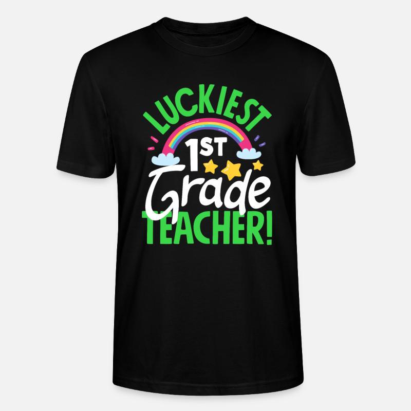Lustiges Lehrer Lehrerinnen Geschenk - Stanley/Stella Unisex Bio-T-Shirt CRAFTER - Schwarz