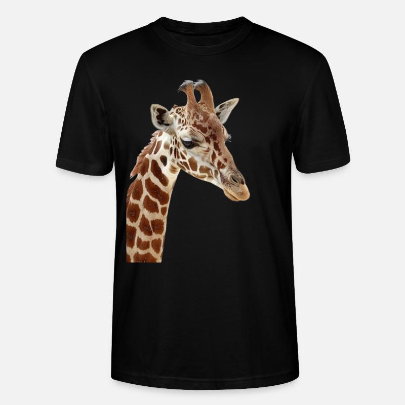Girafe - T-shirt bio CRAFTER Stanley Stella Unisexe - noir